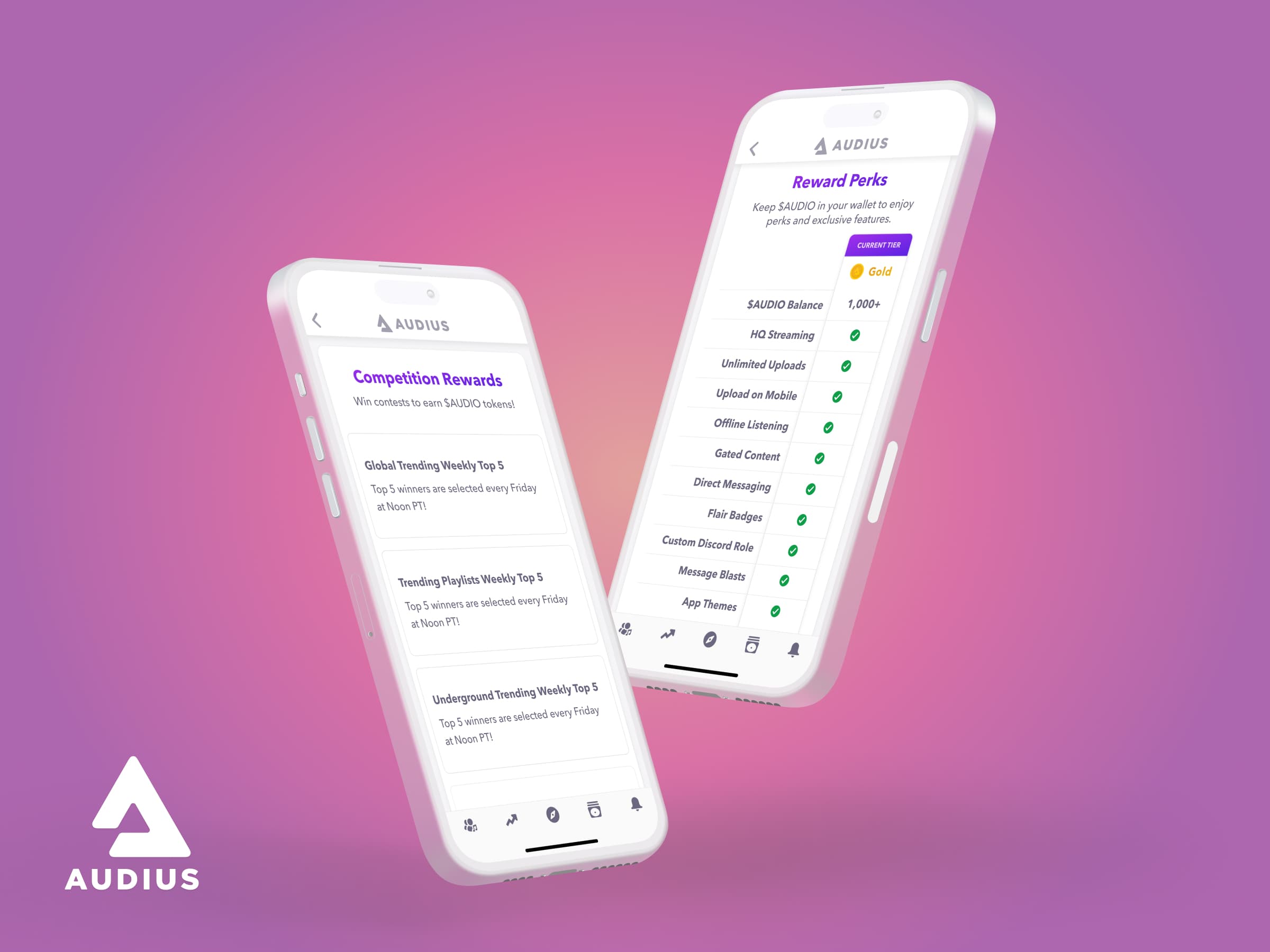 Audius Rewards program